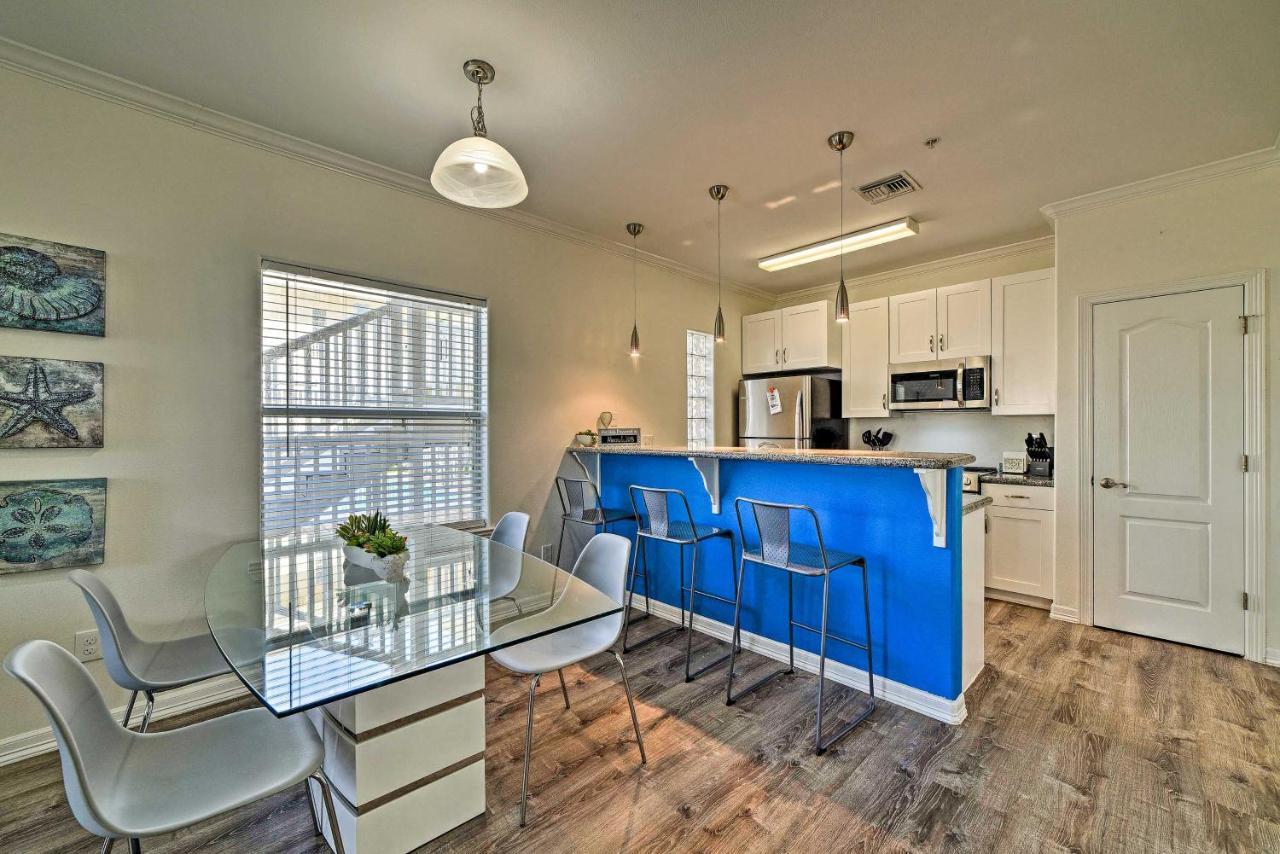 Modern Island Condo With Pool Steps To The Beach! South Padre Island Zewnętrze zdjęcie